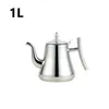 304 Thick Stainless Steel Teapot Filter Wall Tea Set Coffee Pot With el Restaurant Home Cooker Tools 210621