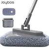 Esfregão de chão Joybos com separação de descontaminação de balde para lavagem úmida e seca, substituição plana rotativa 210830244T