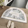 Rétro Salle De Bains Tapis Antidérapant Tapis Absorbant Tapis De Sol Doux Paillasson En Peluche pour Chambre Cuisine Entrée Pied Pad Tapis 211109