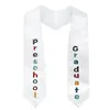 50pcslot 72 pouces diplômés étudiant senior vneck logo imprimer la maison sublimation sublimation des étoles de graduation vierges pour les étudiants6065617