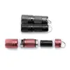Taschenmini-LED-Taschenlampe USB wiederaufladbare tragbare wasserdichte weiße Licht Schlüsselanhänger Fackel Super kleine Laterne mit Batterie2174