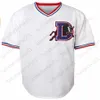 Bull Durham Nuke' LaLoosh 37 Crash Davis 8 Durham Movie Baseball Jersey White Stitch mens women youth