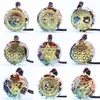 Siedem czakry naturalne kamienie orgonit wisiorek Naszyjnik kryształowy szlachetny żwir medytacja 7 Joga Chakra Naszyjnik