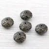 50PCS Alloy Antiqued Bronze Crafts Round Spacer Beads 16mm For Jewelry Making Bracelet Necklace DIY Accessorie