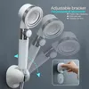 Pommeau de douche pressurisé réglable à 3 modes, tête d'économie d'eau à haute pression, accessoires de salle de bain rotatifs à 360 degrés, ensemble de douche de bain H1209