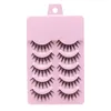 Falska ögonfransar Lashes Premium Fiber Eyelashes 5 Pairs