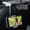 Car Phone Holder Rearview Mirror CellPhone Holder 360° GPS Smartphone Stand Auto Rear Headrest Bracket Mobile Phone Accessories