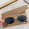 Designer sunglasses Trendy fashion frameless oval cat's eye show star concave