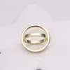 Stift broscher mode koppar h halsduk ring spänne sjalklipp fäster smycken bijoux femme gåva278t