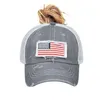 Adult Party Hats Cotton washed Hat National Flag Embroidered Baseball Cap Outdoor sun Sports USA cap Festive 9 style