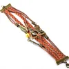 Vintage Hallows Triangel Rostfritt stålväv Rope Armband Filmhänge Armband smycken Kvinnor Giften Link Chain