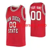 Personalizado San Diego State Aztecs College Basketball Jerseys Mens Ykawhi 15 Leonard Malaquias Flynn Keshad Johnson Adam Seiko Aguek Arop Stitched