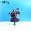 Ny stormästare av demonisk nyckelring Mo Dao Zu Shi Transparent PVC-nyckelring Figur Wei Wuxian Lan Zhan tvåsidiga stativ rekvisita 16cm G1019