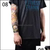 Tattoos Art Health & Beauty Warmer Nylon Elastic Fake Temporary Tattoo Sleeve Designs Body Arm Stockings Tatoo For Cool Men Women Fast Drop