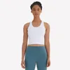 Sexy yoga colete t-shirt cores sólidas mulheres moda ao ar livre yoga tanques esportes rodando ginásio tops roupas l-08