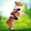 Dog Collars & Leashes Nylon Pitbull Pug Small Medium Dogs Harnesses Vest Bling Rhinestone Bowknot Accessories Pet Supplies Reflective Harnes