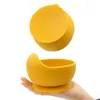 MUSLINLIFE 1SET SILICONE BAIN CHEANGING SET Водонепроницаемая ложка нескользящая посуда посуды чаши 211026