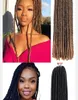 Hair Bulks African Braiding Ombre Color Curly Braids 20 Zoll Crochet Dreadlocks Extensions Wave Frisur Frauen