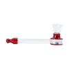 HONEYPUFF Pyrex 170 mm Glass Smoking Pipe Tobacco Herb Metal Removable Aluminum Smoke Pipes For Accessories Water Bong