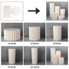 Party Decoration Foldable Paper Pillar Folding Display Table Stand Column Wedding Props Birthday Ornaments Decor Reusable250R