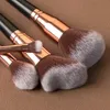 Makeup Brushes Anpassade etikett Toppkvalitetsset Foundation Powder Concealer Blandning Eyeliner Eyeshadow Coesmetic Brush Whole1311415