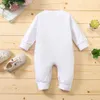 Spring and Autumn Baby Letter Jumpsuit for Boy BodySuits Clothes 210528