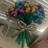 Party Decoration 260 Chrome Metallic Strip Magic Balloon Birthday Wedding Multicariant Style Whole8656789