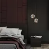 Lâmpadas pendentes Post Modern Luxury Crystal Decorative Lights Restaurant Bedroom Bedside Bar Single Clothing Shoping Pinging Getters