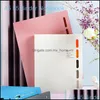 Bloc-notes Notes Bureau Fournitures Scolaires Affaires Industriel 1Pc Maruman A5 B5 Classeur Cahier Creux Catégorie Index Fenêtre Style Er Design L