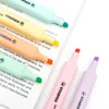 Huśtawka Huśtawka Fajne Pastelowe Kolory Markery tekstowe 1mm / 4mm Szerokość linii Student Key Marking Focus Pen