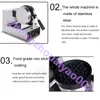 Electric Commercial Bubble Egg Waffle Iron Maker Machine Cake Oven Easy Clean Up Stainless Steel 220V