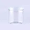 Storage Bottles & Jars 8 Oz 250g Plastic Clear Body Scrub Cream Jar, Empty Reuse Container With Lids Printable Custom Logo Drop