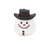 Party Decoration Christmas Ring Glowing Gift Finger Light Santa Claus Snowflake Tree Snowman Toy For Kids