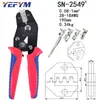 Pince à sertir SN-2549 Kit de 8 mâchoires pour 2.8 4.8 XH2.54 3.96 2510/tube/bornes isolées pince électrique Mini outils 211110