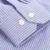 Striped Shirts Men Casual Long Sleeve Slim Formal Shirt Mens Work Business Brand Camisas Plus Size Non Iron Chemise Homme 210524