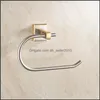 brushed gold towel ring