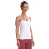 Camisole Yoga Sports Bra Vest Nylon High Elastic stockproof Women Underwears med bröstkudde som kör sport Fitness Inner Jacket TA5153913