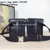 two waist bags Fashion Men Woman Fanny Pack Genuine belt bag Leather Packs men Organizer Travel Necessity Unisex Zipper waist bags free delive