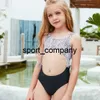 Småbarn och tonåring söta badkläder 4 ~ 13 år prickade barn baddräkt ihåliga en bit barn tjejer baddräkt strand slitage 2021
