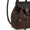 2021 rugzak mini backpackd dames handtas schoudertas cross body portemonnee pochette bruin leer reliëf zwart 45515 27.5x33x14cm 17x20x10.5cm #MOB-04