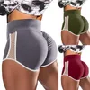 Pantalones cortos de mujer Sexy de malla para mujer deportes de cintura alta para mujer ejercicio caderas Push Up ropa deportiva de secado rápido Casual para correr