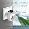 애플 시계 시리즈 7 밴드 스트랩 스테이션 USB 충전기 케이블에 대한 휴대용 무선 충전기 Iwatch 6 SE 5 4 3 2 1