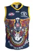 AFL Port Adelaide Crows Essendon Bombers Jersey Brisbane Lions Fremantle Dockers Tank Top Gold Coast Suns Hawthorn Hawks Vest Rules _Jersey