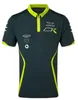 F1 Cash-Polo Shirt Cascia corta Tasto da corsa per le gare T-shirt Polyester Top309K personalizzabile