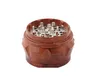 50mm/63mm Legno Herb Tabacco Spice 4 Strati Grinder Resina Smoke Crusher Strumento Mano Per Accessori Per Sigarette