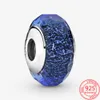 I pendenti pendenti blu primavera in argento sterling 100% 925 si adattano ai gioielli fai da te originali del braccialetto Pandora