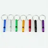 Party Favor Aluminium Emergency Whistle Brelok Camping Piesze Wycieczki Sportowe Narzędzia Outdoor Sports Whistles Rhistles Rh0193