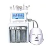 Ny 7 i 1 H2O2 Hydra Water Facial Microdermabrasion Hydrofacials Maskinvatten Dermabrasion Skönhetsmaskin med LED-mask