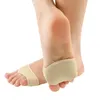 Tyg Tyg Gel Metatarsal Boll av fot Insoles Kuddar Kuddar Forefoot Pain Support Front Feet Pad Orthopedic Pad Home Supplies