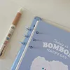 Minkys Ankomst A7 A6 A5 90 Sheets Blue Binder Notebook Dagbok Journalagendan Planner Bullet Book Gift School Stationery 210611